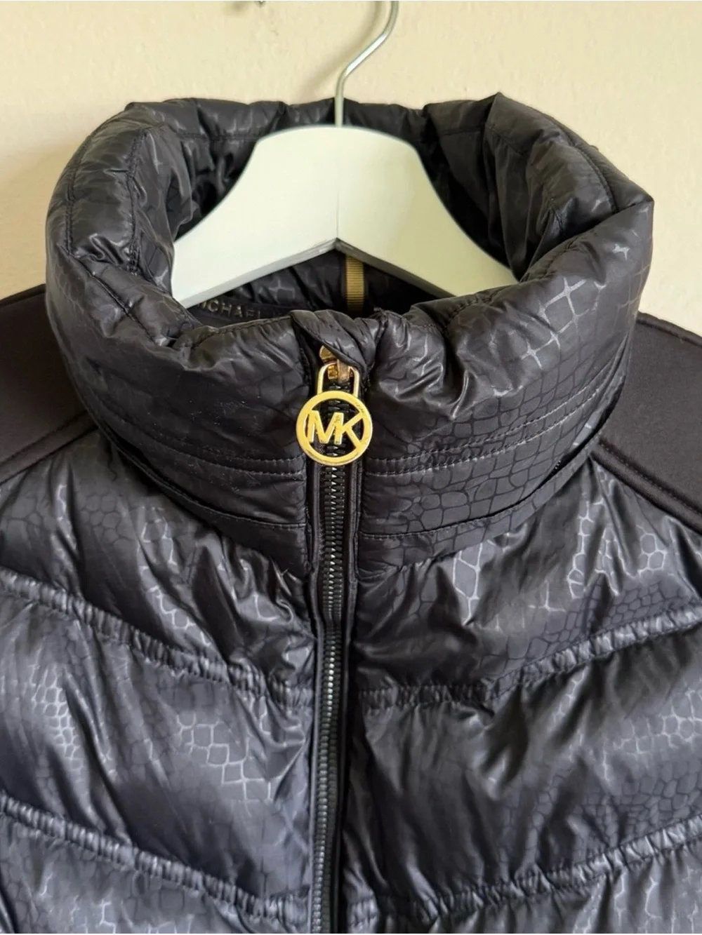 Michael Kors Black Quilted Puffer Vest